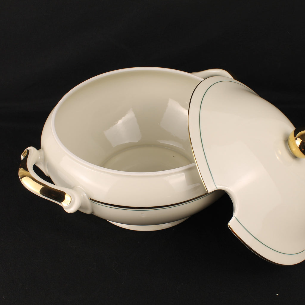 Bavaria Porseleinen Dekschaal – Verguld – Met Lepeluitsparing – 32 cm Breed