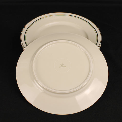 Bavaria Ontbijtborden – Verguld – Mid Century – 19 cm - 2 Sets