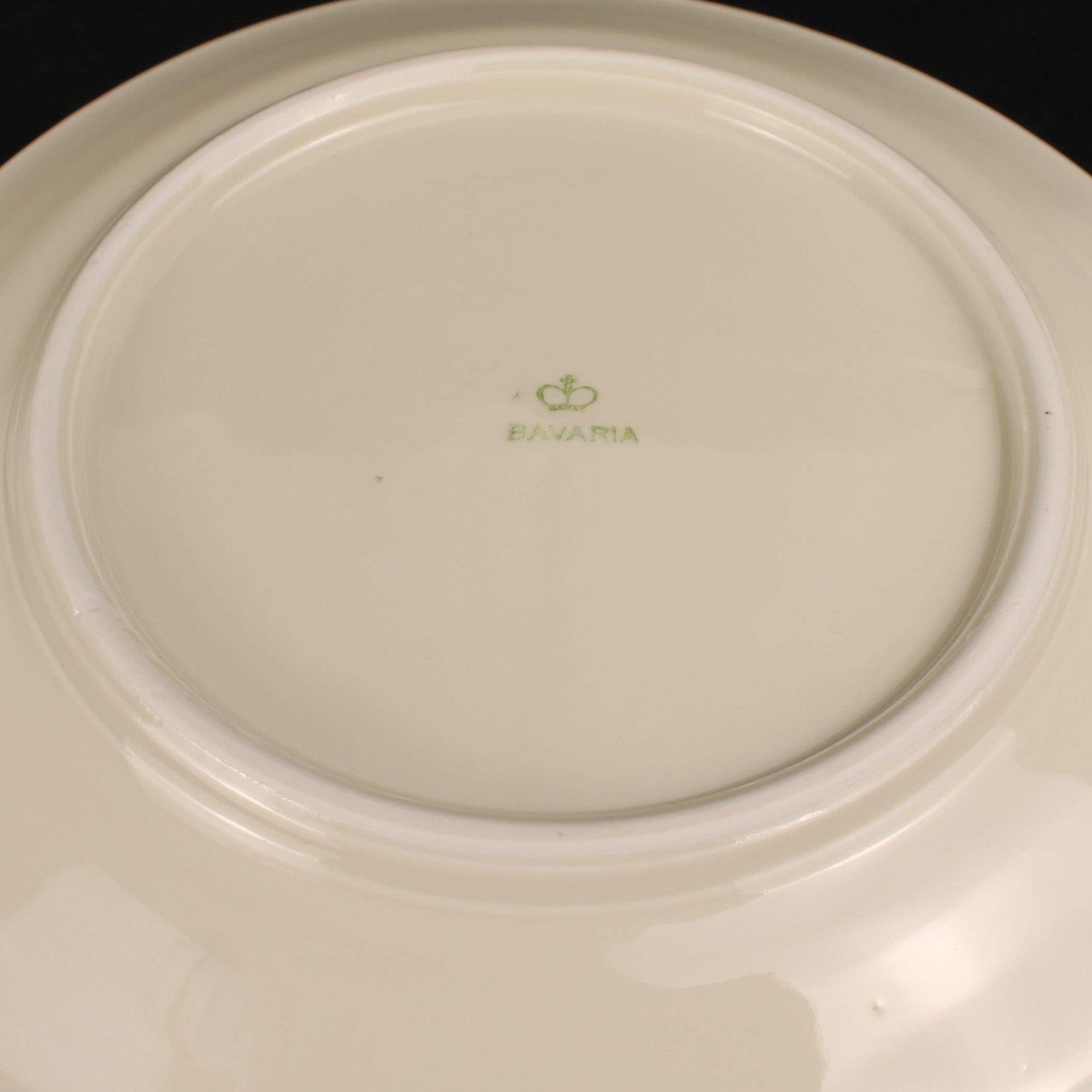 Bavaria Botervloot met Onderschotel – Verguld – Mid Century – 17 cm