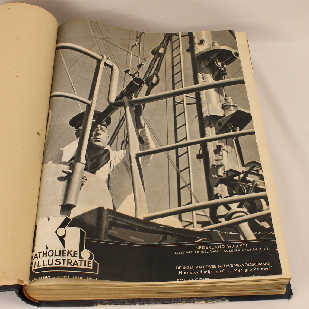 Katholieke Illustratie 1939 – 74e Jaargang – Groot Formaat Verzamelband – Vroege Oorlogstijd