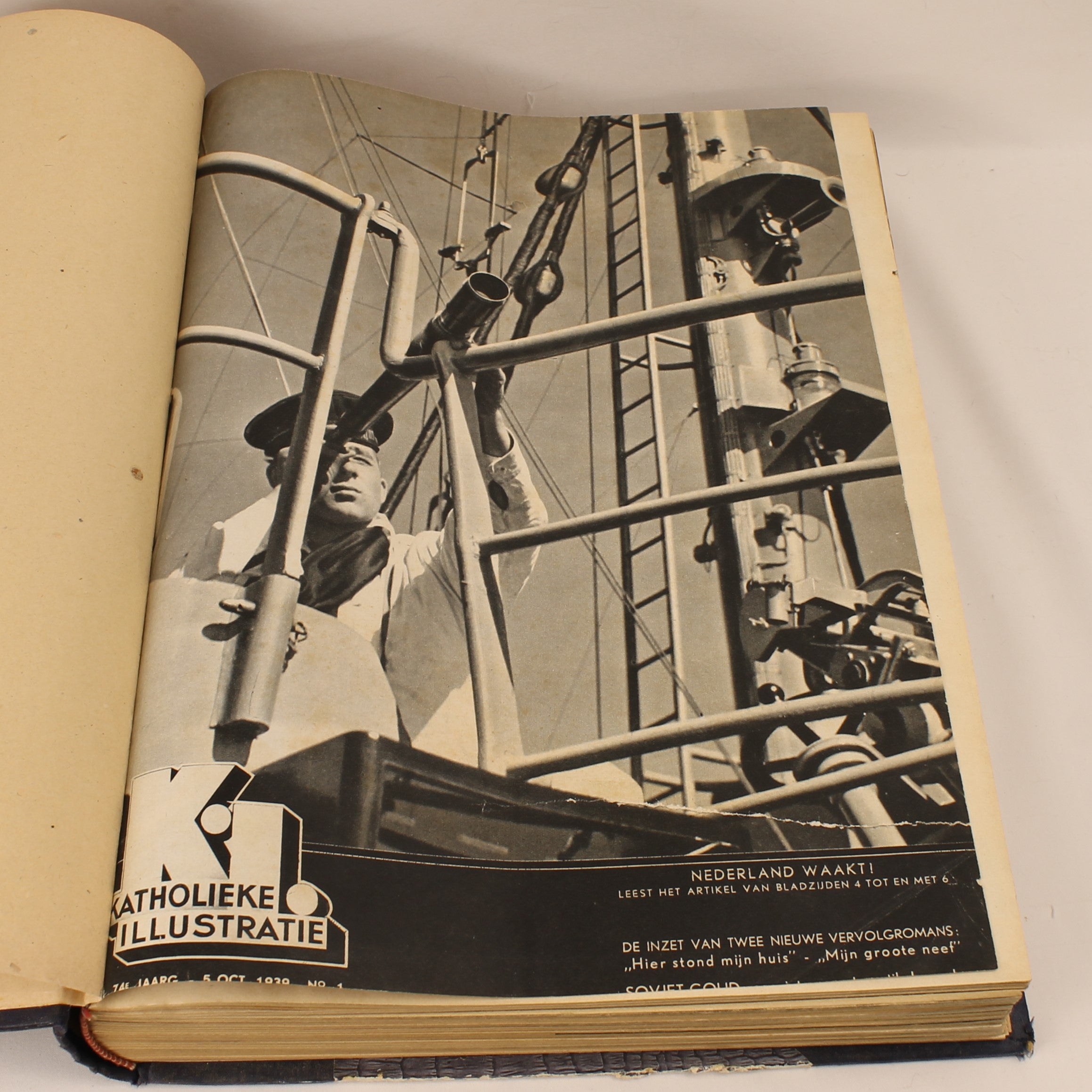 Katholieke Illustratie 1939 – 74e Jaargang – Groot Formaat Verzamelband – Vroege Oorlogstijd