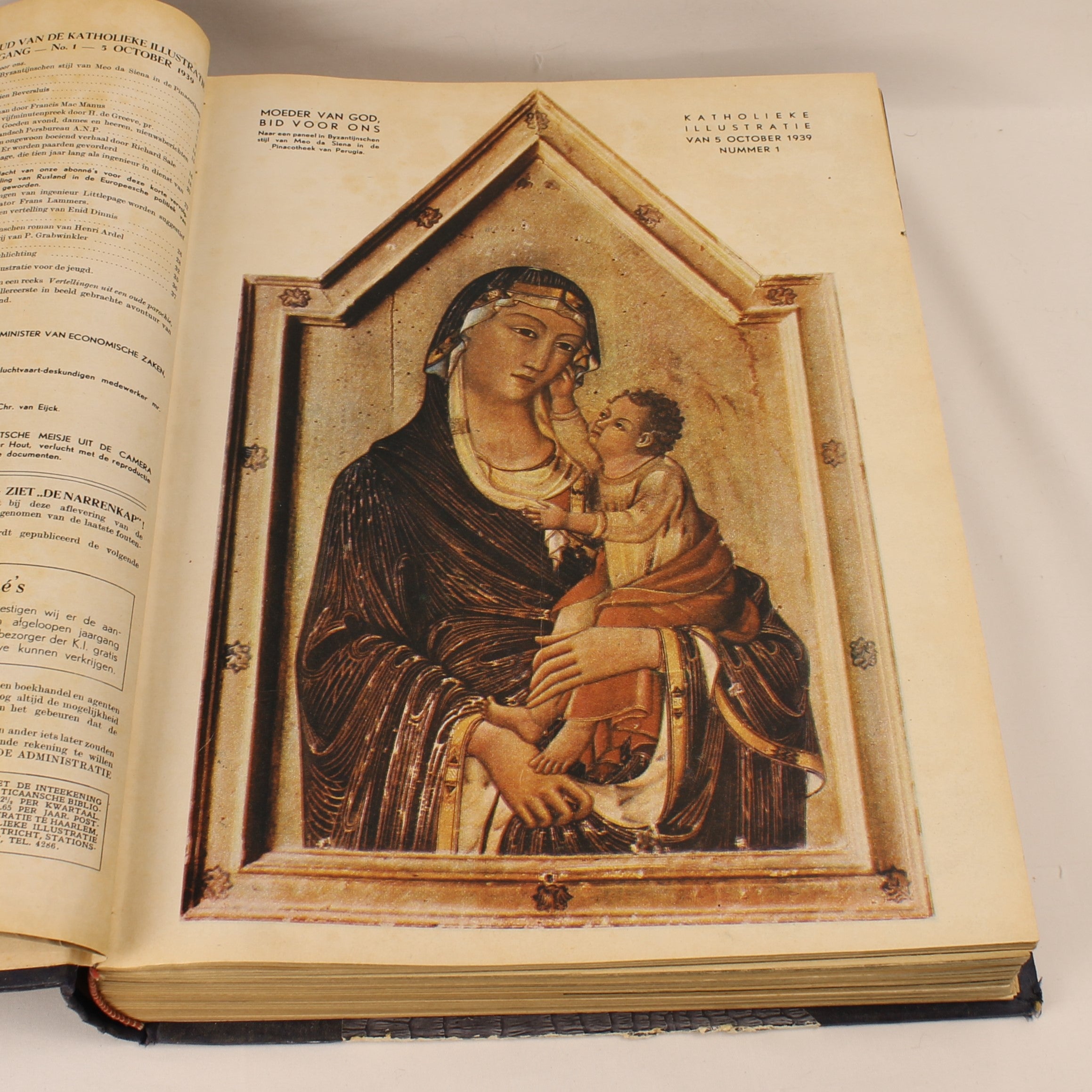 Katholieke Illustratie 1939 – 74e Jaargang – Groot Formaat Verzamelband – Vroege Oorlogstijd