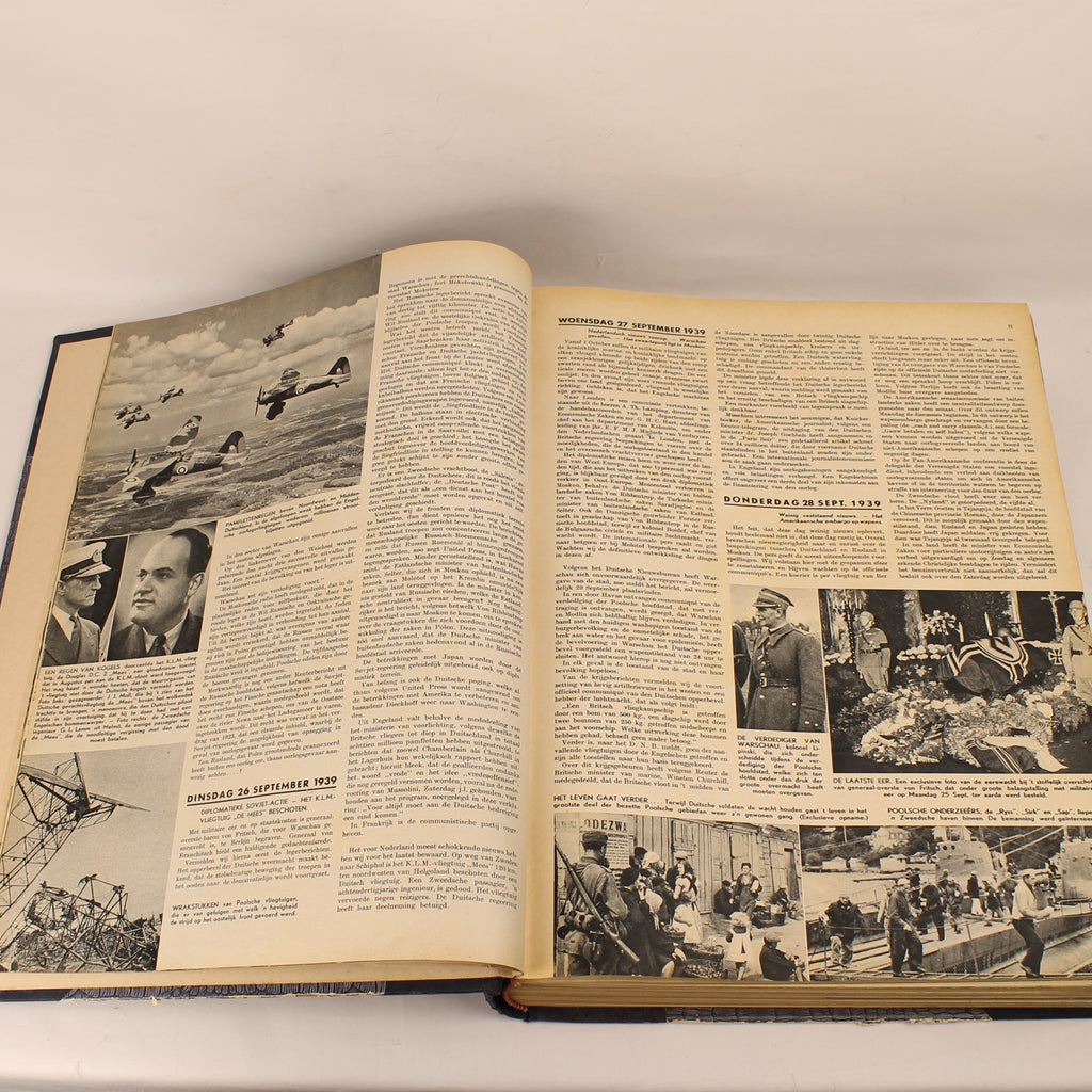 Katholieke Illustratie 1939 – 74e Jaargang – Groot Formaat Verzamelband – Vroege Oorlogstijd