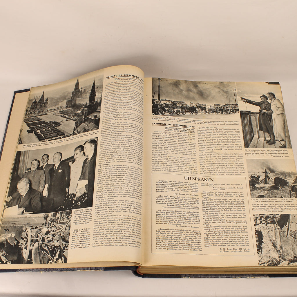 Katholieke Illustratie 1939 – 74e Jaargang – Groot Formaat Verzamelband – Vroege Oorlogstijd