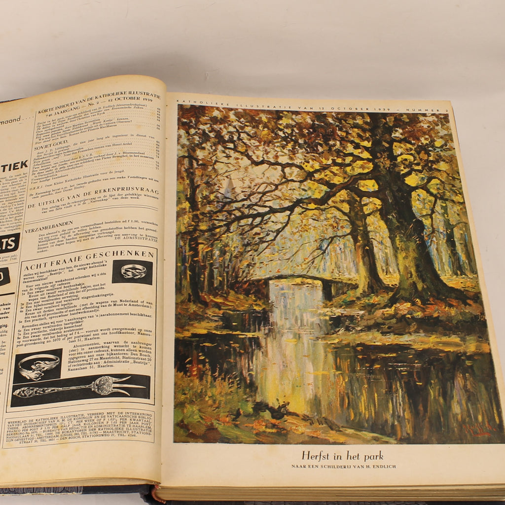 Katholieke Illustratie 1939 – 74e Jaargang – Groot Formaat Verzamelband – Vroege Oorlogstijd