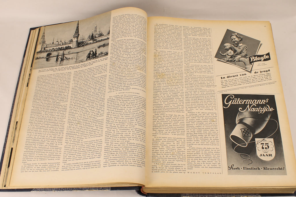 Katholieke Illustratie 1939 – 74e Jaargang – Groot Formaat Verzamelband – Vroege Oorlogstijd