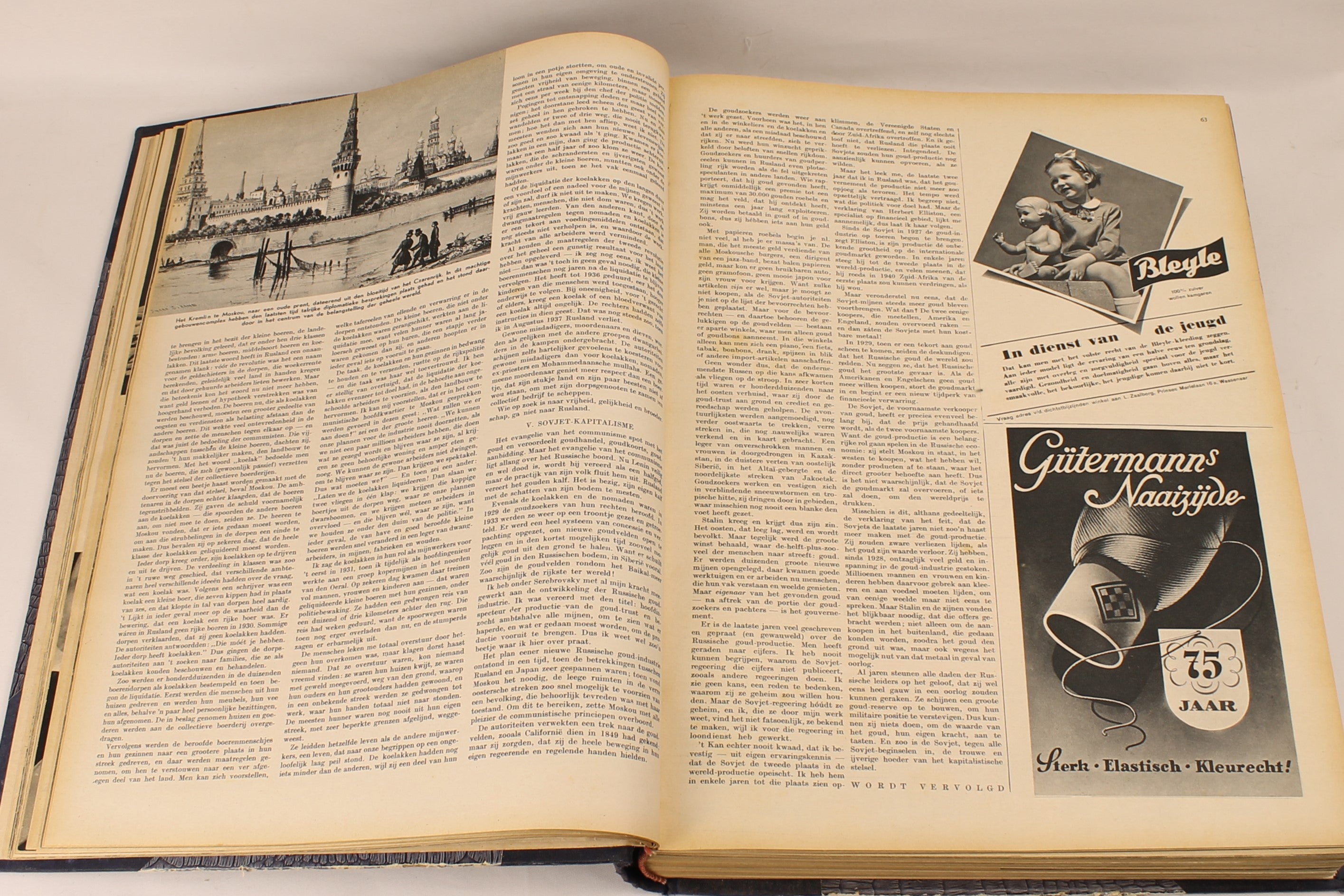 Katholieke Illustratie 1939 – 74e Jaargang – Groot Formaat Verzamelband – Vroege Oorlogstijd