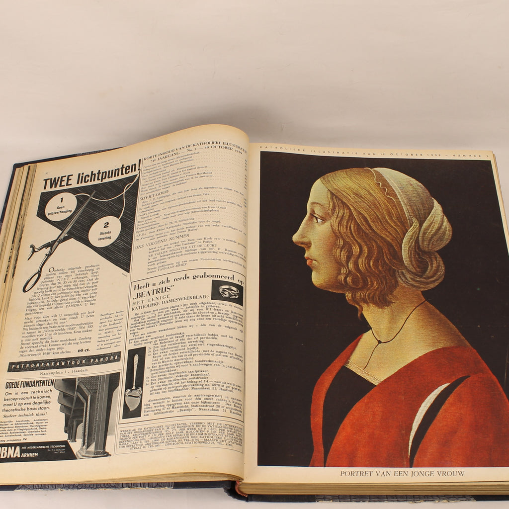 Katholieke Illustratie 1939 – 74e Jaargang – Groot Formaat Verzamelband – Vroege Oorlogstijd