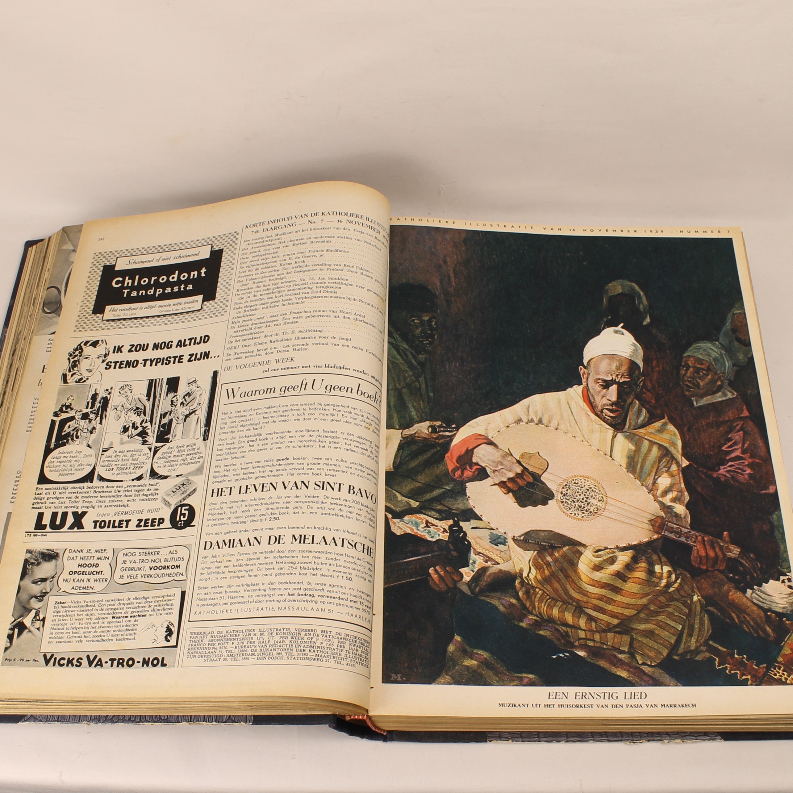 Katholieke Illustratie 1939 – 74e Jaargang – Groot Formaat Verzamelband – Vroege Oorlogstijd