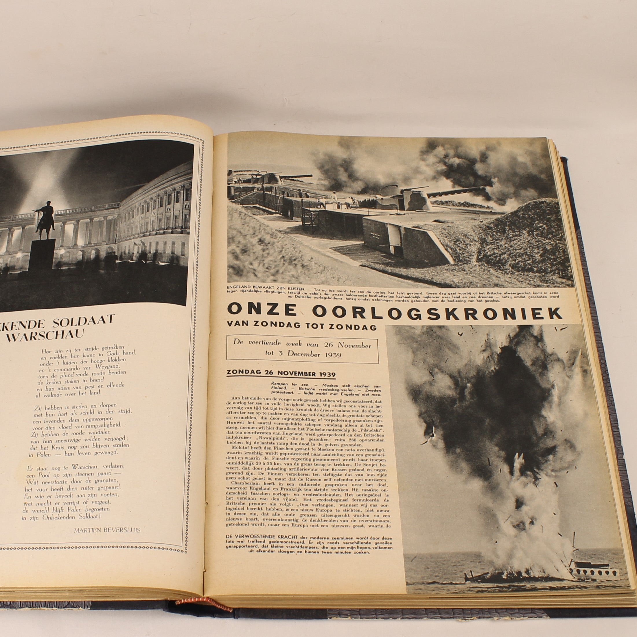 Katholieke Illustratie 1939 – 74e Jaargang – Groot Formaat Verzamelband – Vroege Oorlogstijd