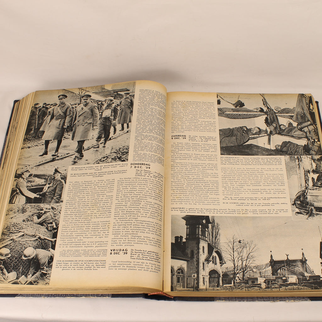 Katholieke Illustratie 1939 – 74e Jaargang – Groot Formaat Verzamelband – Vroege Oorlogstijd