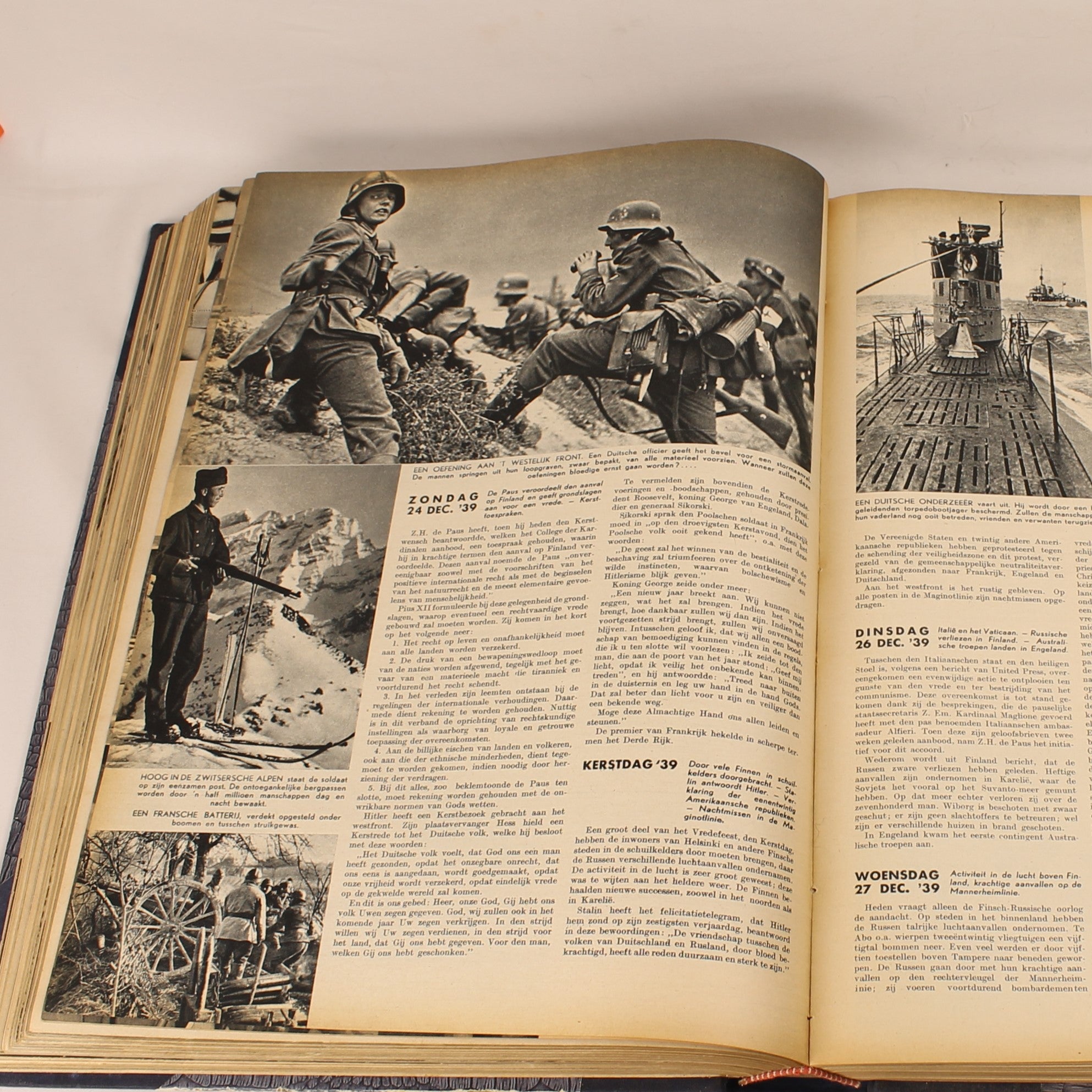 Katholieke Illustratie 1939 – 74e Jaargang – Groot Formaat Verzamelband – Vroege Oorlogstijd