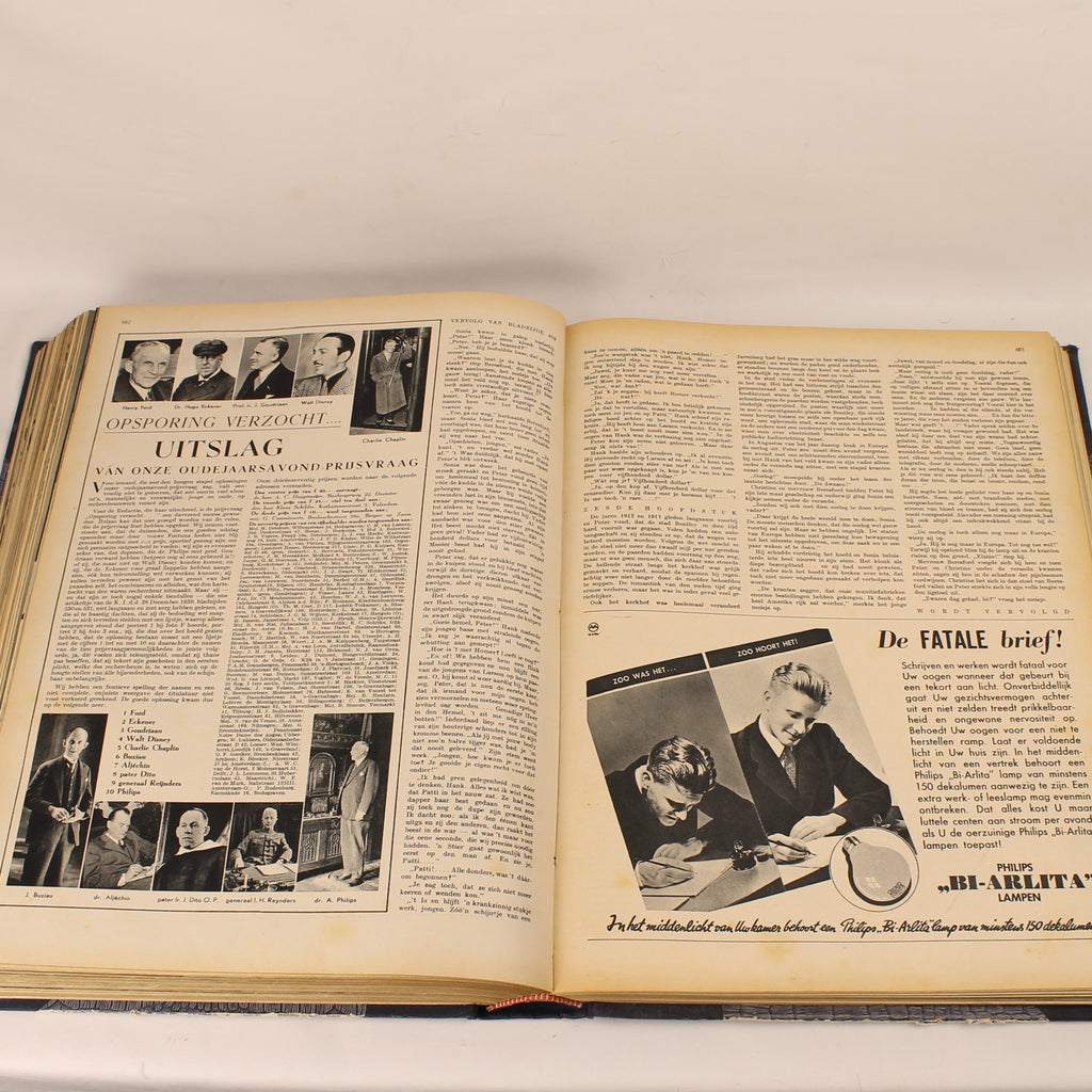 Katholieke Illustratie 1939 – 74e Jaargang – Groot Formaat Verzamelband – Vroege Oorlogstijd