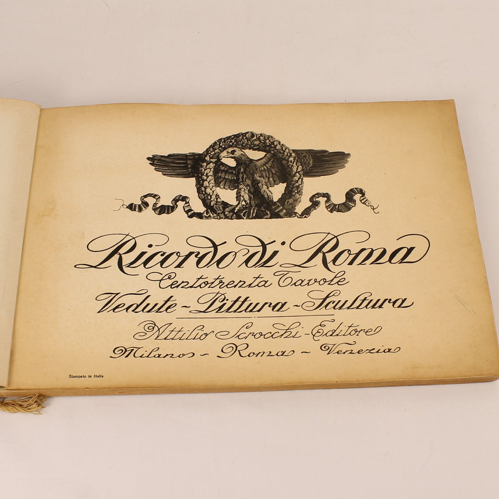Ricordo di Roma – 130 Tavole – Interbellum Fotoboek – Attilio Scrocchi – Serie 125