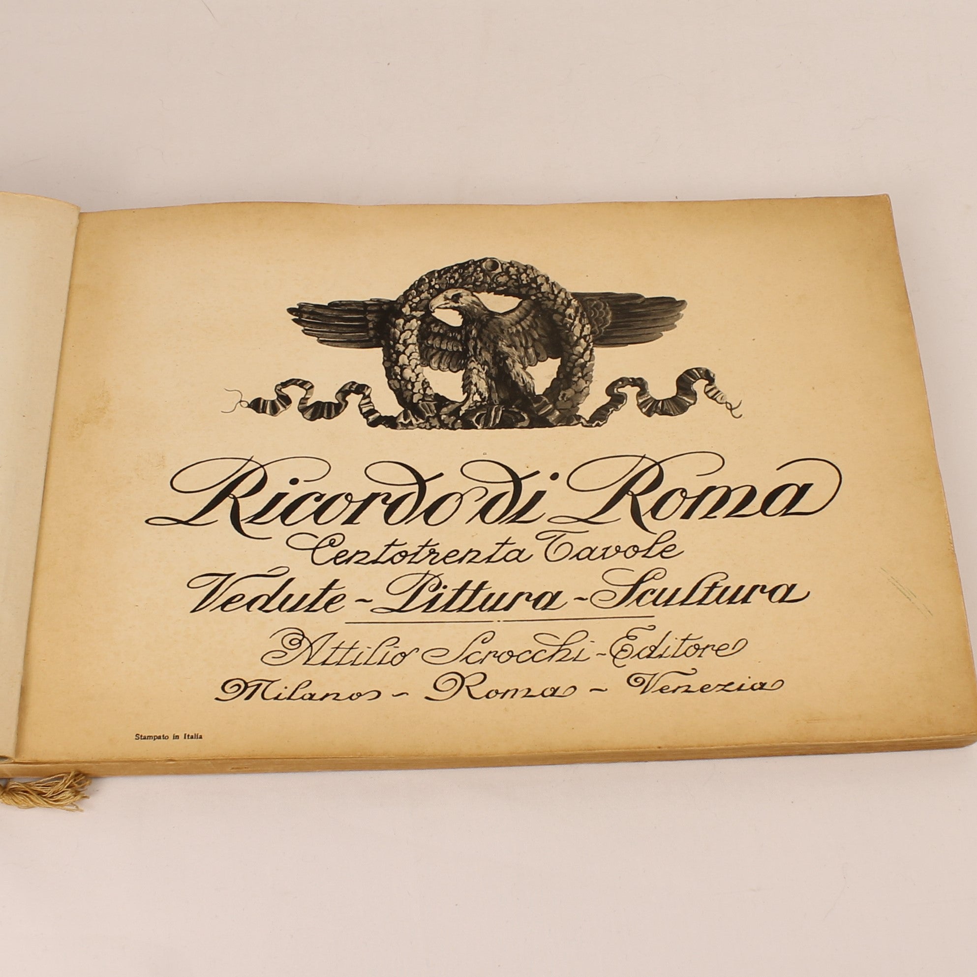 Ricordo di Roma – 130 Tavole – Interbellum Fotoboek – Attilio Scrocchi – Serie 125