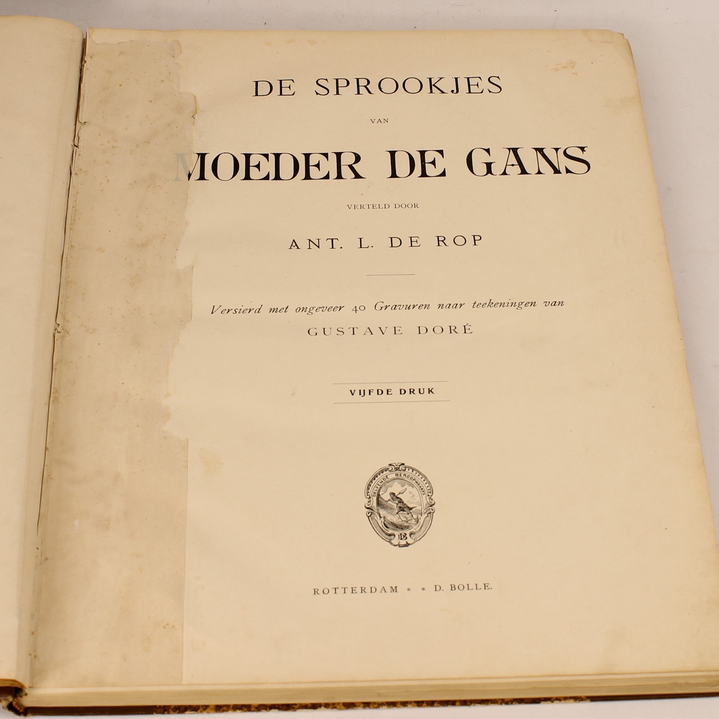 De Sprookjes van Moeder de Gans - Gustave Doré Gravures - D. Bolle Rotterdam - ca. 1900 - 33,5 cm