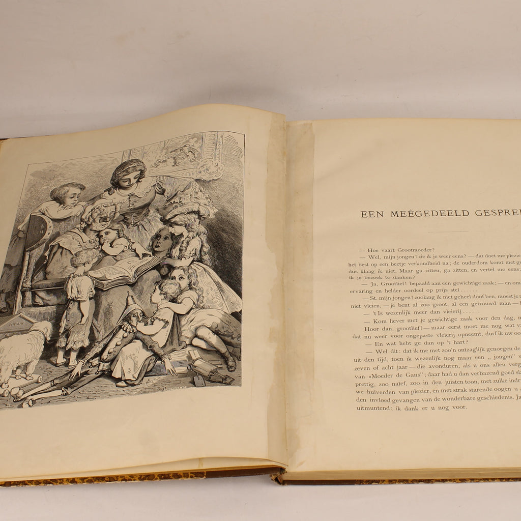 Édition Ancienne “Contes de Ma Mère l'Oye” – Gravures de Gustave Doré – D. Bolle Rotterdam – vers 1900 – In-folio de 33,5 cm