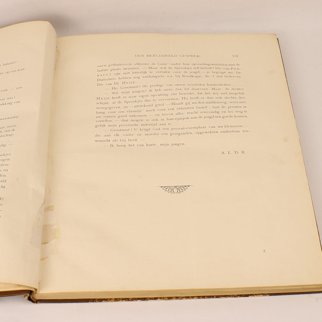 Édition Ancienne “Contes de Ma Mère l'Oye” – Gravures de Gustave Doré – D. Bolle Rotterdam – vers 1900 – In-folio de 33,5 cm