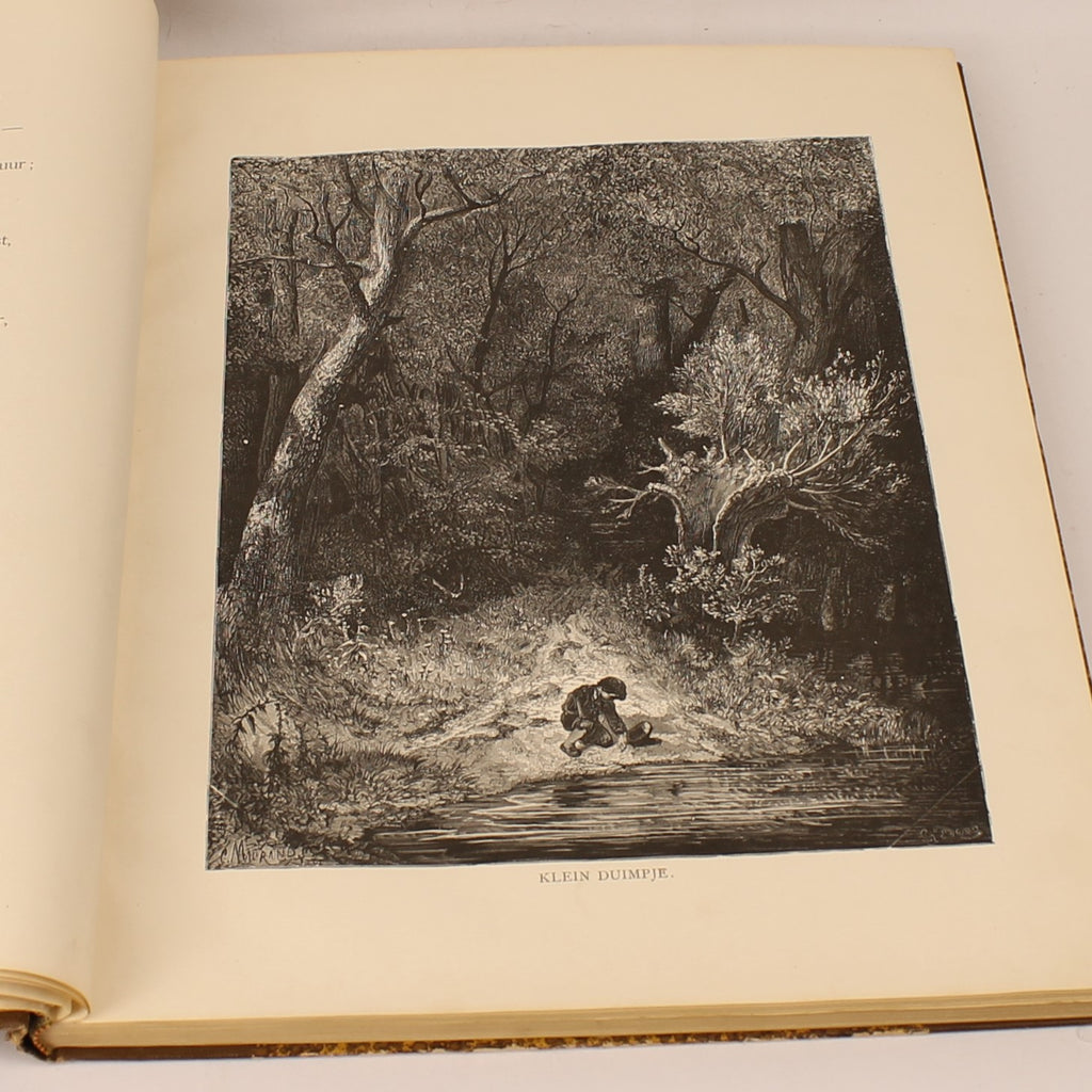 Édition Ancienne “Contes de Ma Mère l'Oye” – Gravures de Gustave Doré – D. Bolle Rotterdam – vers 1900 – In-folio de 33,5 cm