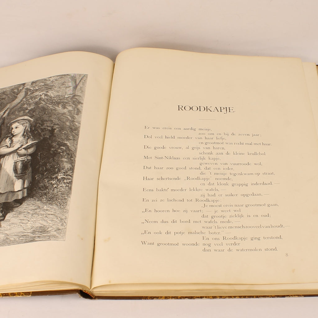 Édition Ancienne “Contes de Ma Mère l'Oye” – Gravures de Gustave Doré – D. Bolle Rotterdam – vers 1900 – In-folio de 33,5 cm