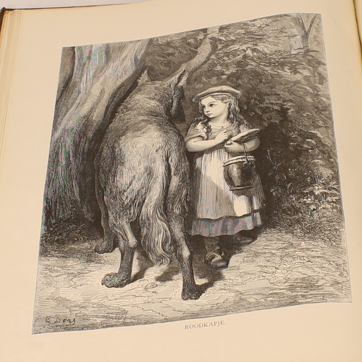 Édition Ancienne “Contes de Ma Mère l'Oye” – Gravures de Gustave Doré – D. Bolle Rotterdam – vers 1900 – In-folio de 33,5 cm