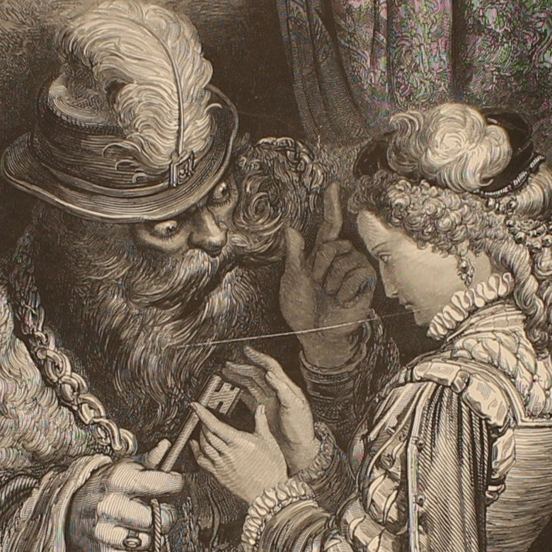 Édition Ancienne “Contes de Ma Mère l'Oye” – Gravures de Gustave Doré – D. Bolle Rotterdam – vers 1900 – In-folio de 33,5 cm