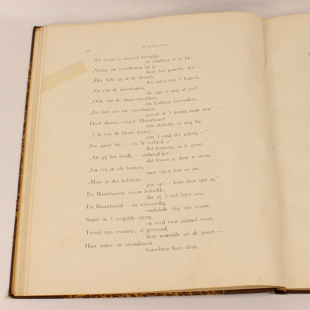 Édition Ancienne “Contes de Ma Mère l'Oye” – Gravures de Gustave Doré – D. Bolle Rotterdam – vers 1900 – In-folio de 33,5 cm