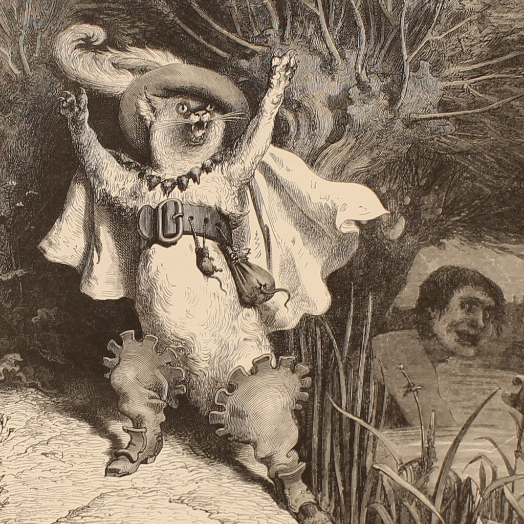 Édition Ancienne “Contes de Ma Mère l'Oye” – Gravures de Gustave Doré – D. Bolle Rotterdam – vers 1900 – In-folio de 33,5 cm