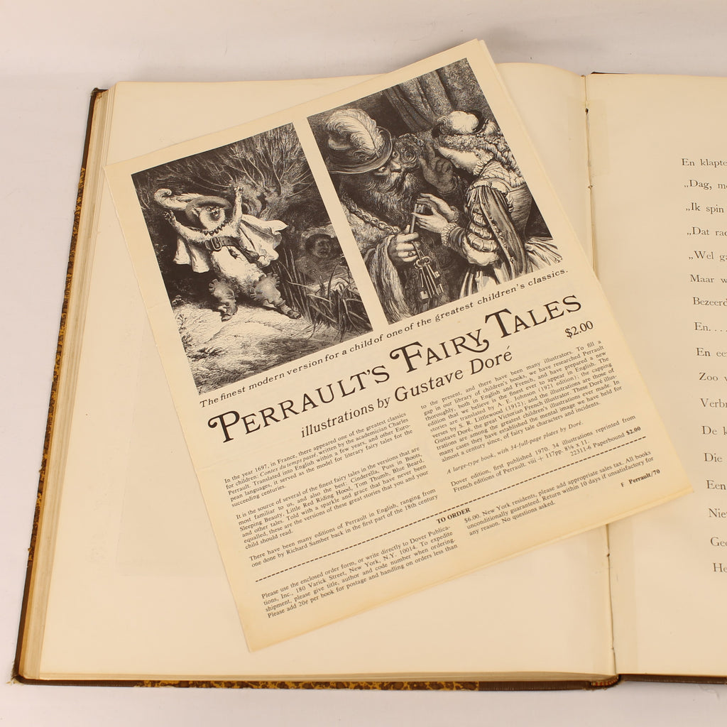Édition Ancienne “Contes de Ma Mère l'Oye” – Gravures de Gustave Doré – D. Bolle Rotterdam – vers 1900 – In-folio de 33,5 cm