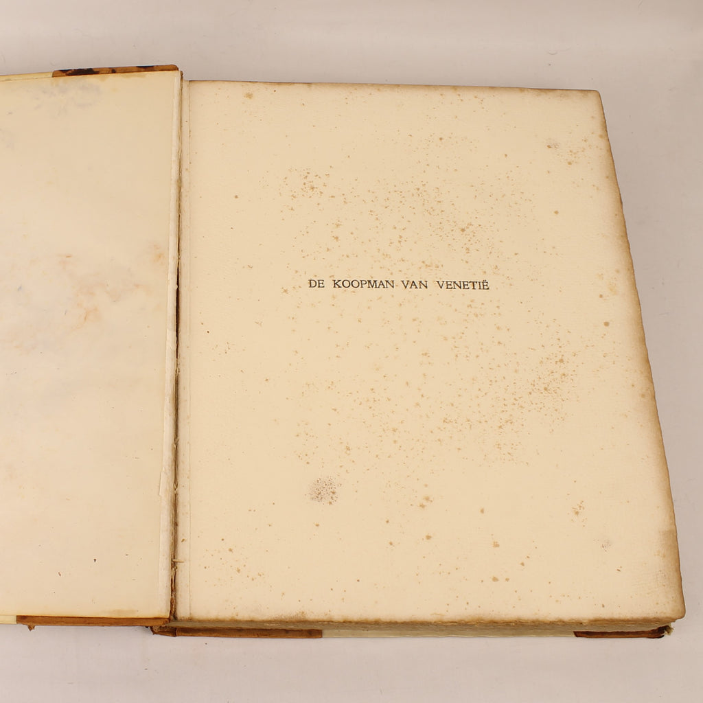 William Shakespeare – De Koopman van Venetië (Genummerde Luxe Editie Nr. 82/325) – Van Holkema & Warendorf ca. 1905