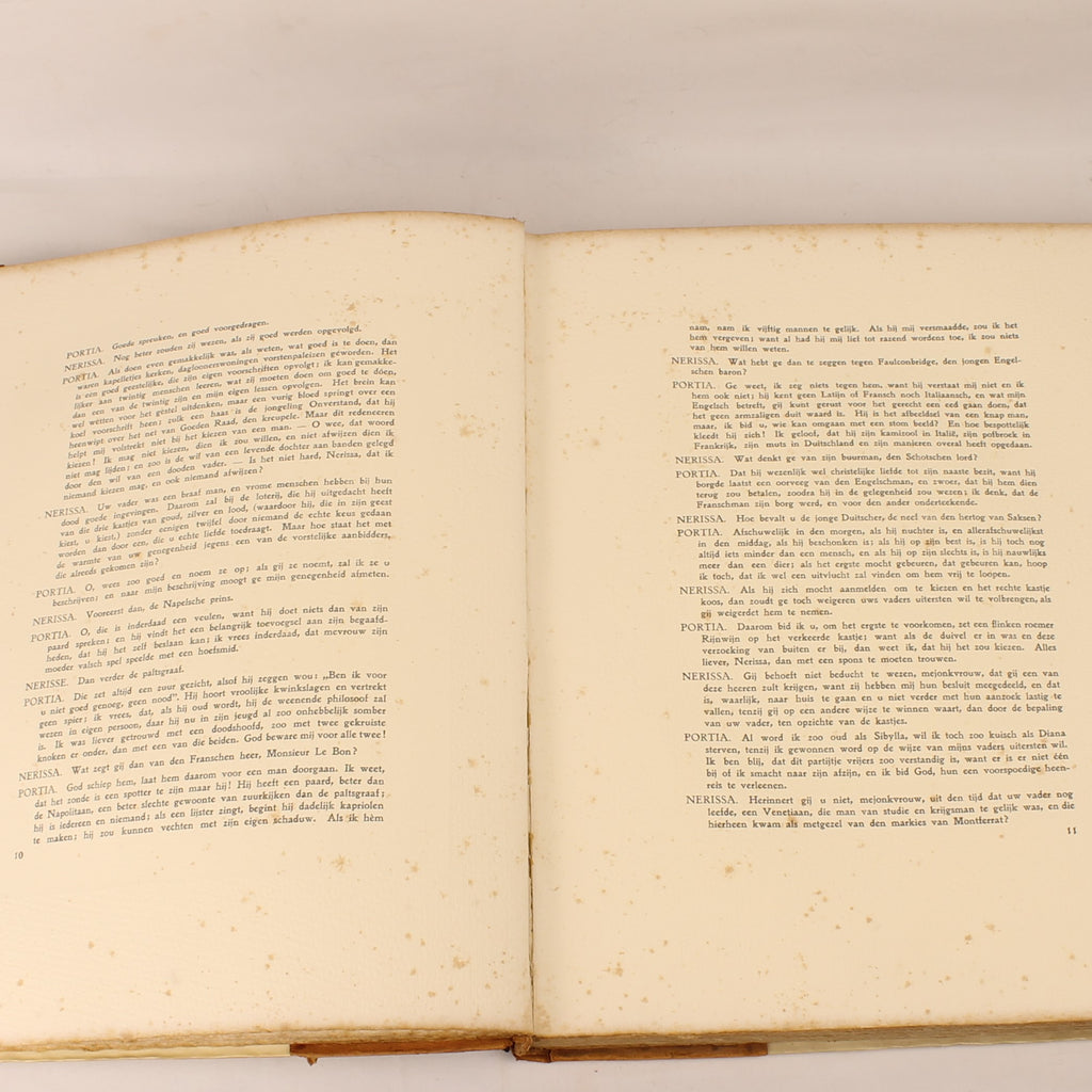 William Shakespeare – De Koopman van Venetië (Genummerde Luxe Editie Nr. 82/325) – Van Holkema & Warendorf ca. 1905
