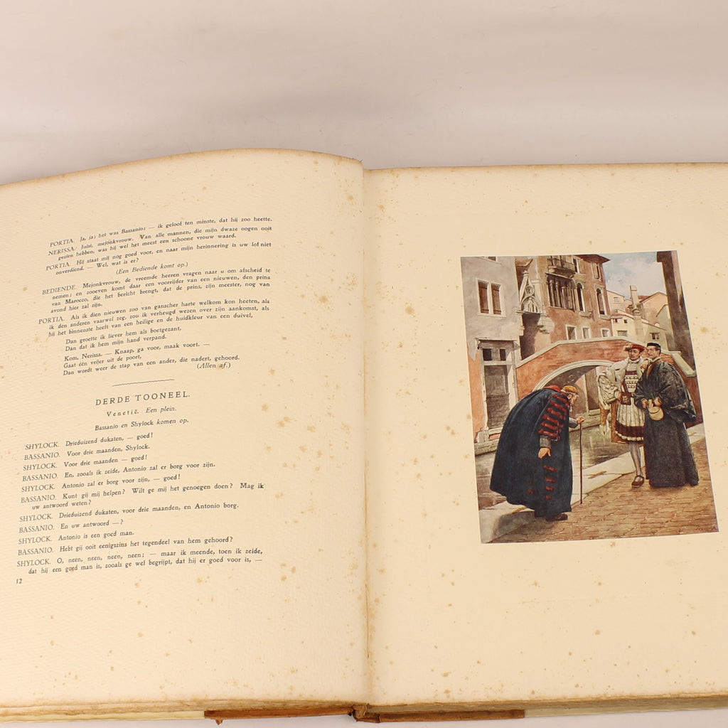 William Shakespeare – De Koopman van Venetië (Genummerde Luxe Editie Nr. 82/325) – Van Holkema & Warendorf ca. 1905