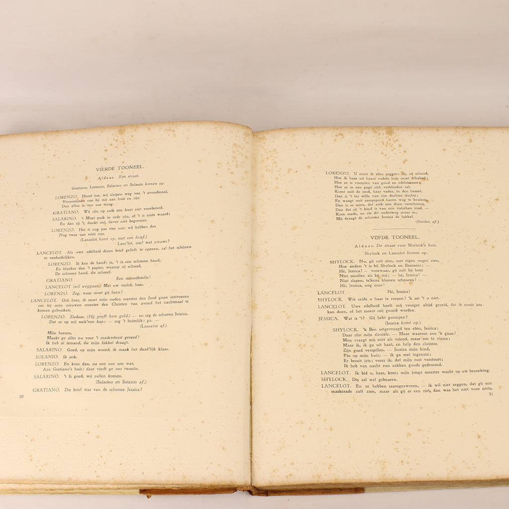 William Shakespeare – De Koopman van Venetië (Genummerde Luxe Editie Nr. 82/325) – Van Holkema & Warendorf ca. 1905