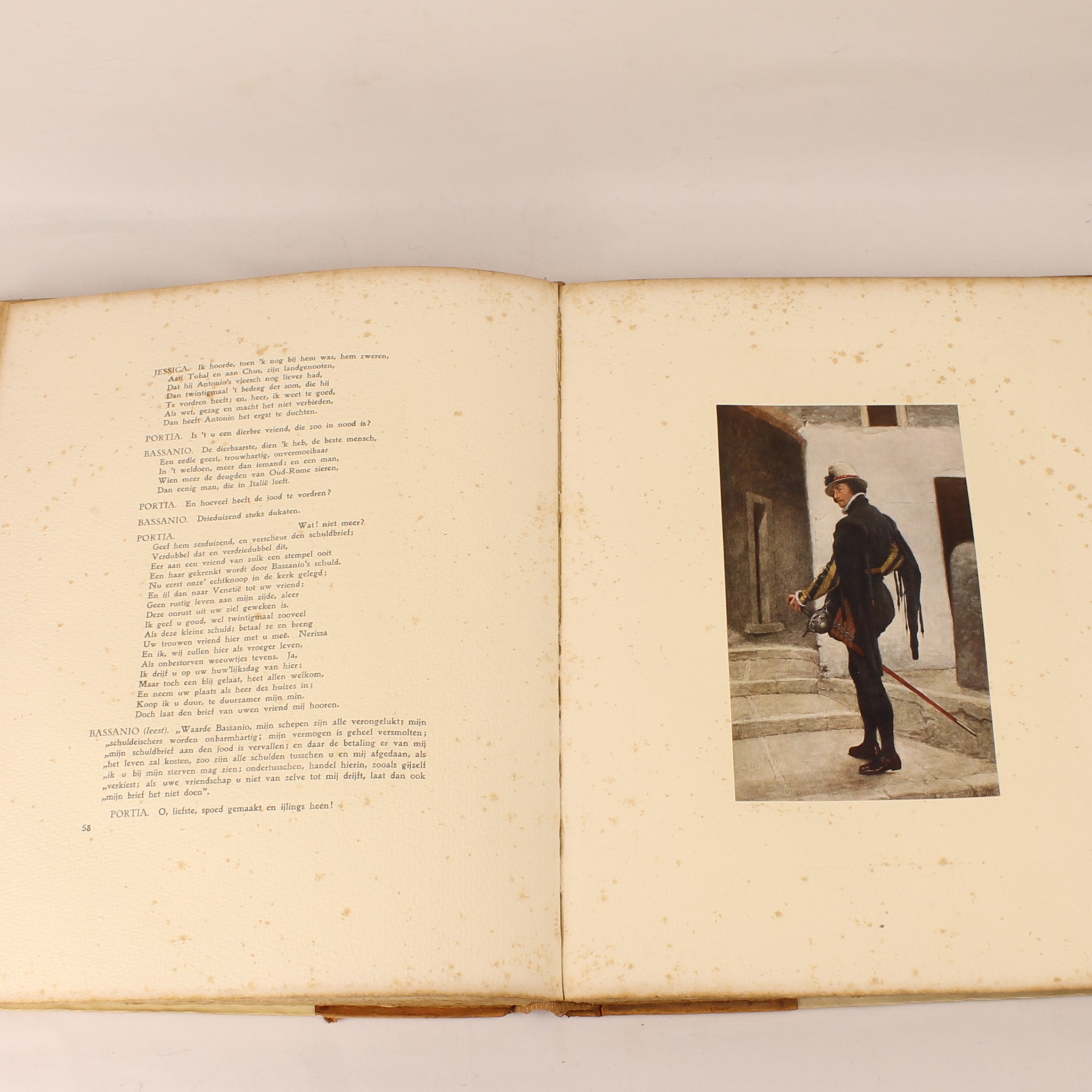 William Shakespeare – De Koopman van Venetië (Genummerde Luxe Editie Nr. 82/325) – Van Holkema & Warendorf ca. 1905