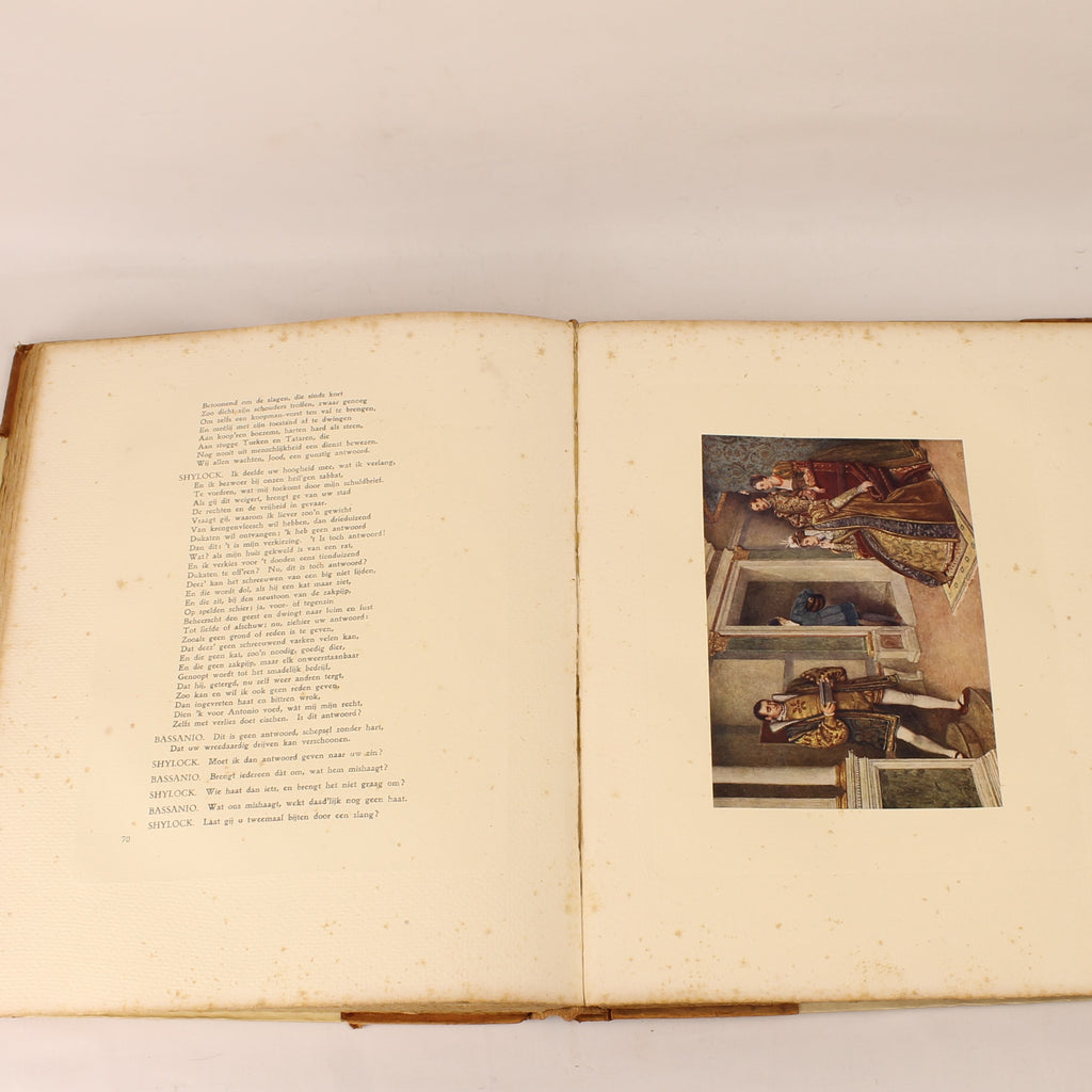 William Shakespeare – De Koopman van Venetië (Genummerde Luxe Editie Nr. 82/325) – Van Holkema & Warendorf ca. 1905