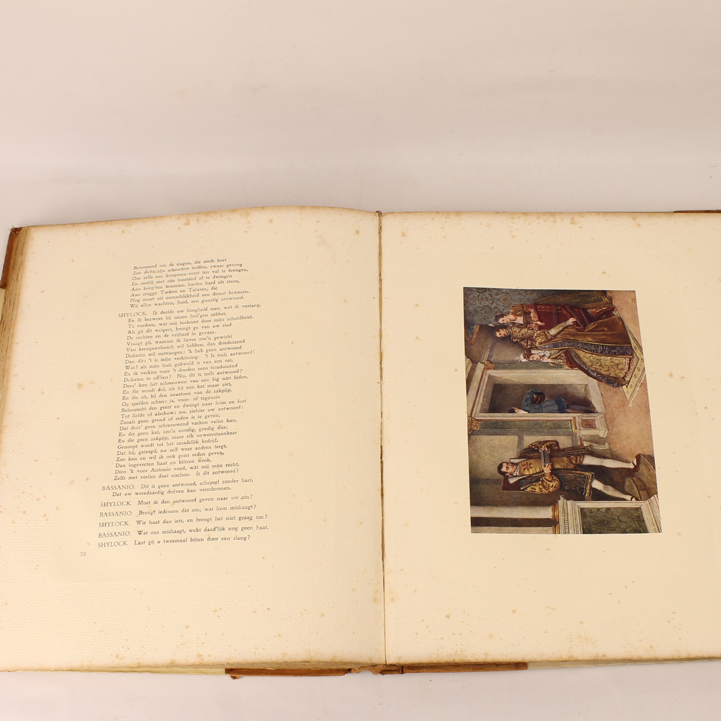 William Shakespeare – De Koopman van Venetië (Genummerde Luxe Editie Nr. 82/325) – Van Holkema & Warendorf ca. 1905