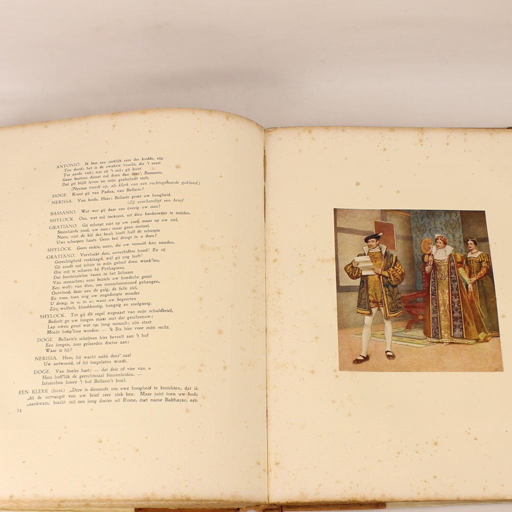 William Shakespeare – De Koopman van Venetië (Genummerde Luxe Editie Nr. 82/325) – Van Holkema & Warendorf ca. 1905