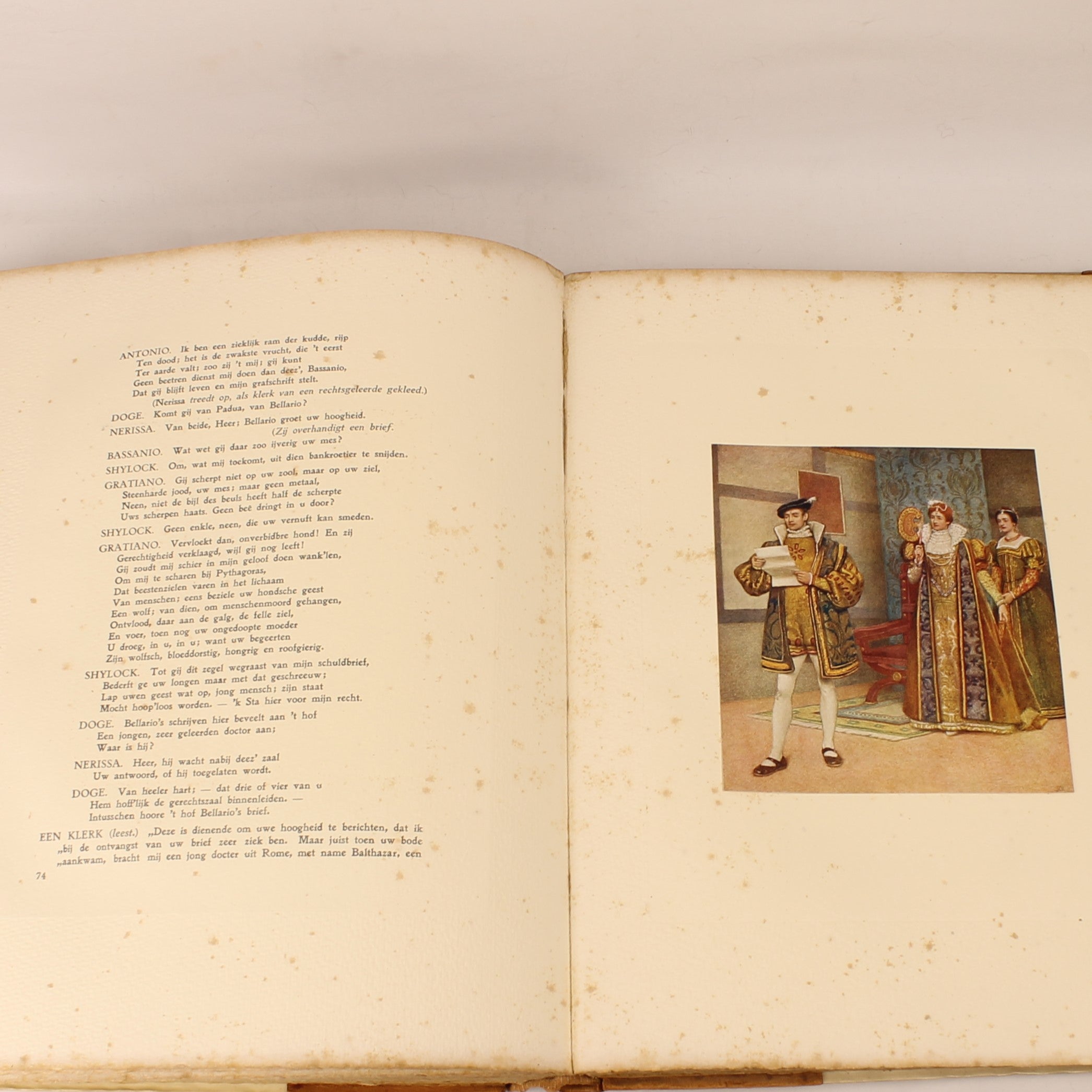 William Shakespeare – De Koopman van Venetië (Genummerde Luxe Editie Nr. 82/325) – Van Holkema & Warendorf ca. 1905