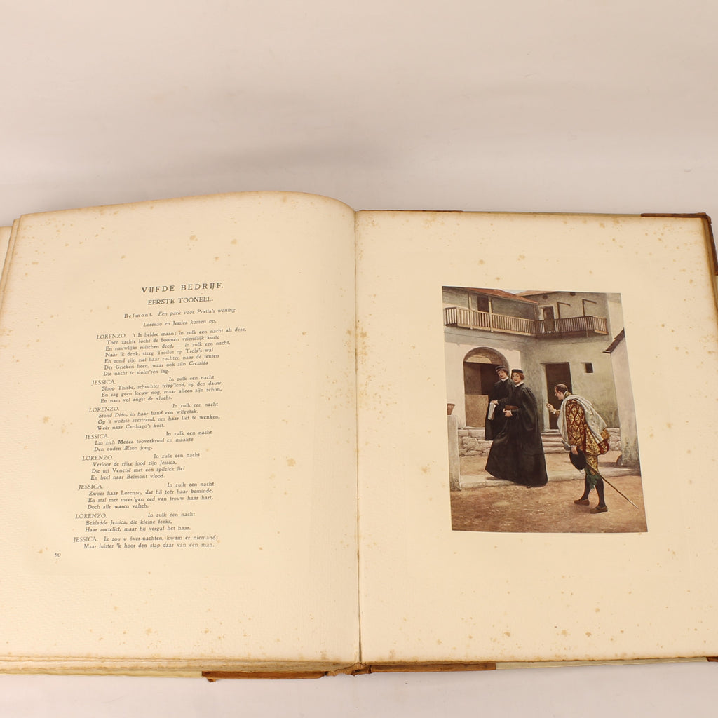 William Shakespeare – De Koopman van Venetië (Genummerde Luxe Editie Nr. 82/325) – Van Holkema & Warendorf ca. 1905