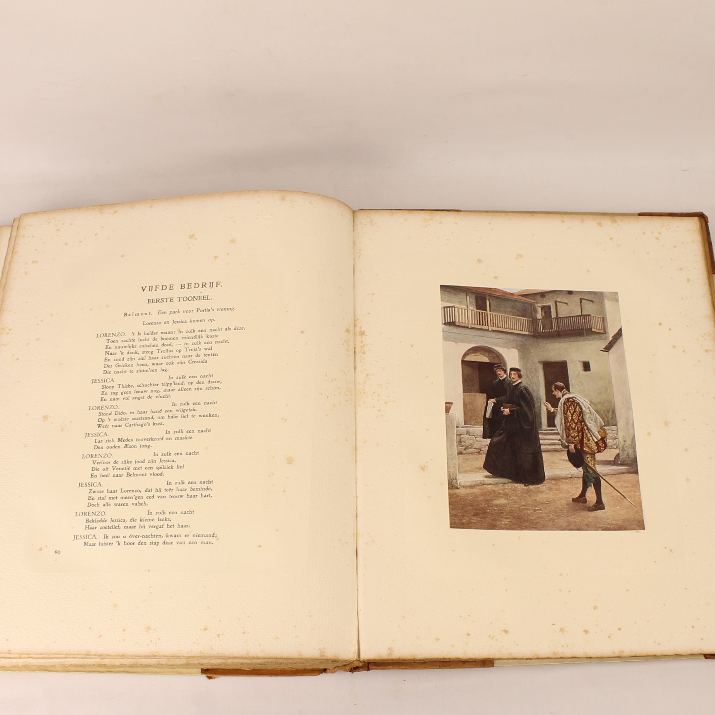 William Shakespeare – De Koopman van Venetië (Genummerde Luxe Editie Nr. 82/325) – Van Holkema & Warendorf ca. 1905