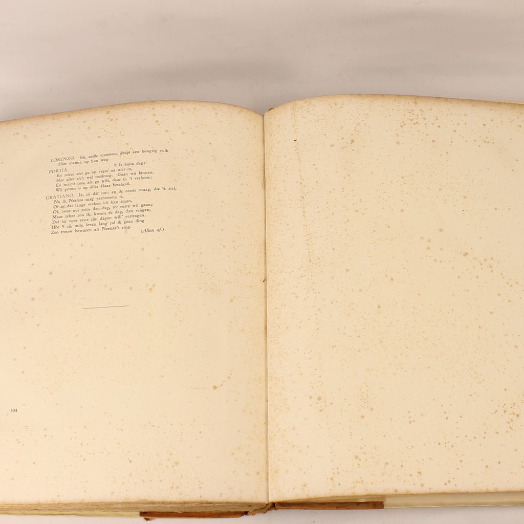 William Shakespeare – De Koopman van Venetië (Genummerde Luxe Editie Nr. 82/325) – Van Holkema & Warendorf ca. 1905