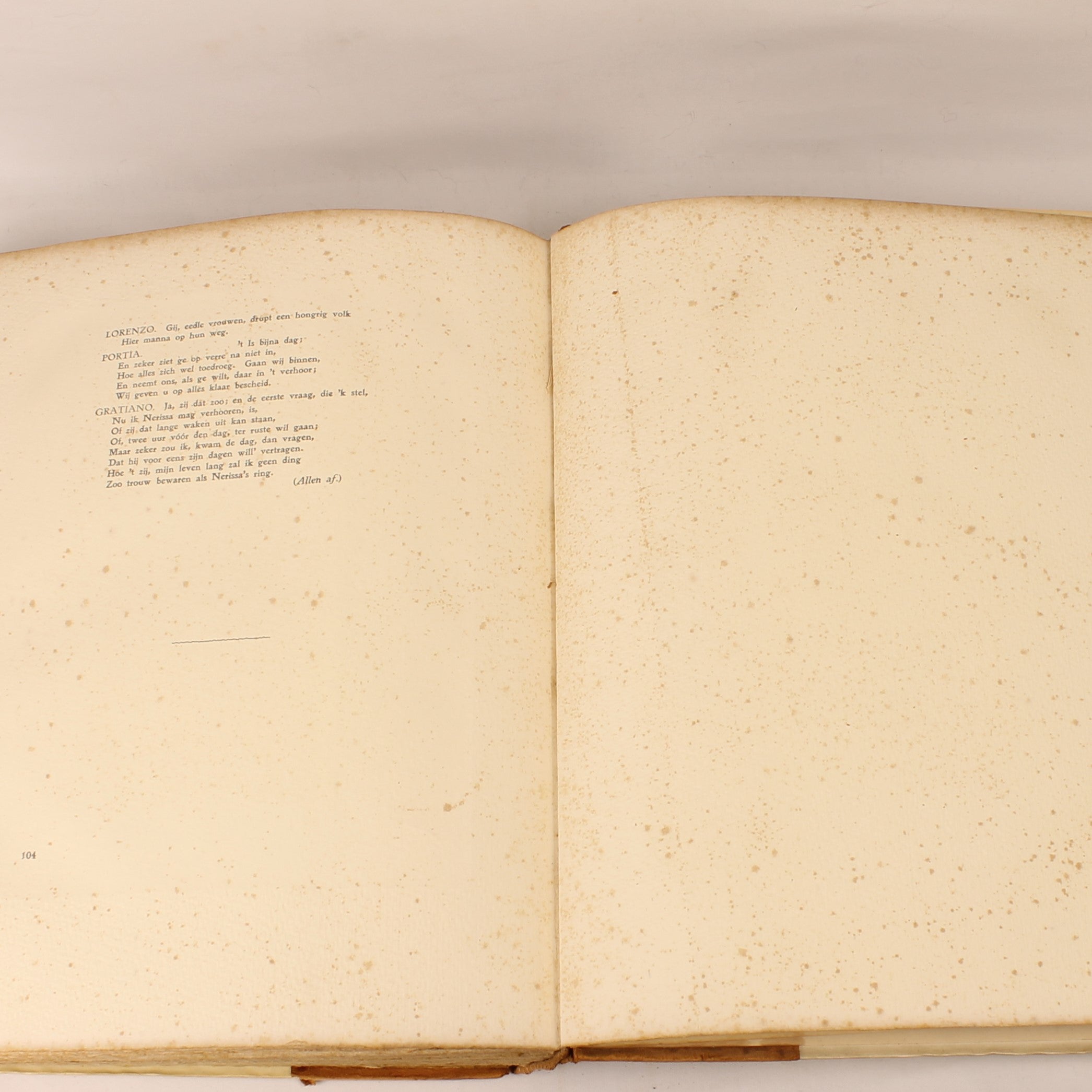 William Shakespeare – De Koopman van Venetië (Genummerde Luxe Editie Nr. 82/325) – Van Holkema & Warendorf ca. 1905