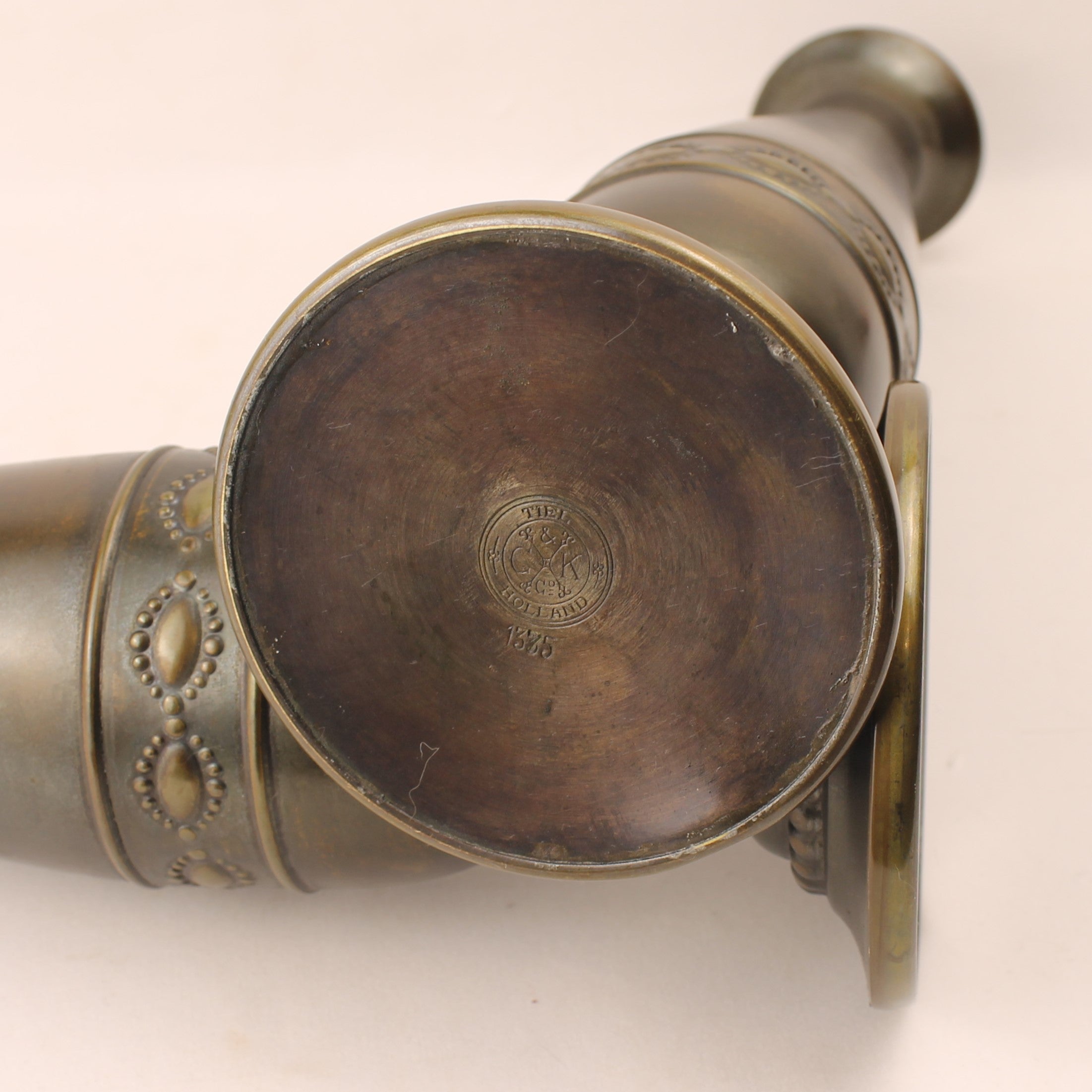 Kurz & Co Tiel Vazen - Interbellum - Messing - Model 1375 - Set van 2 -29 cm