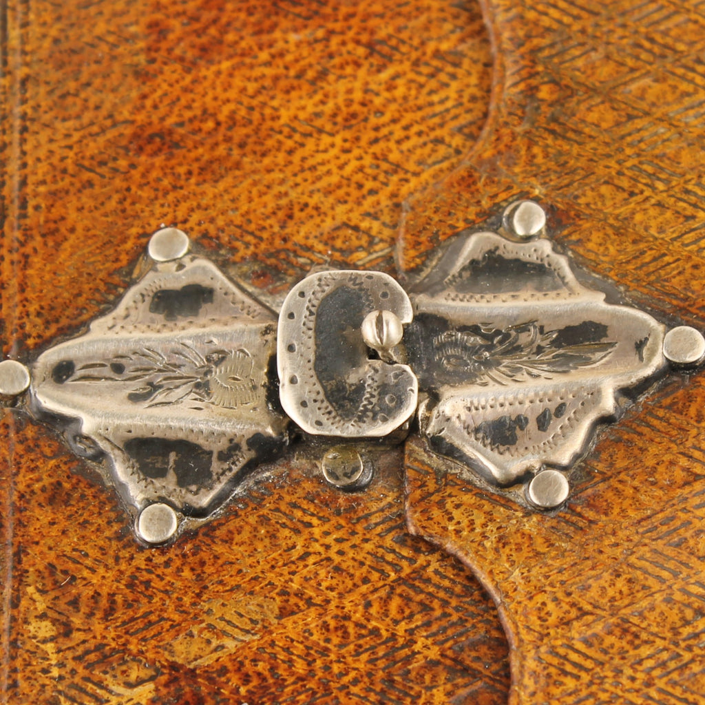 Nieuwe Testament (Statenvertaling) - Zakbijbeltje met Zilveren Sluiting en Goudsnede - 1870 Haarlem