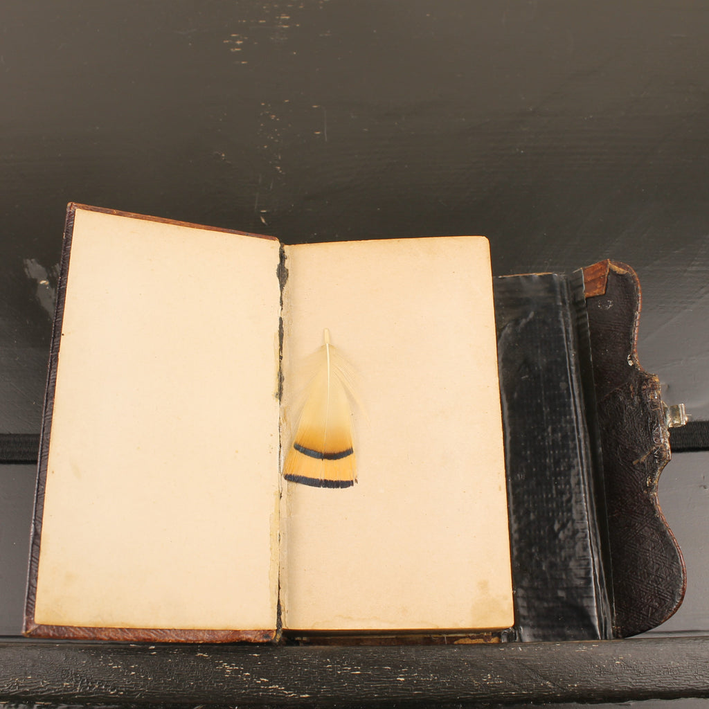 Nieuwe Testament (Statenvertaling) - Zakbijbeltje met Zilveren Sluiting en Goudsnede - 1870 Haarlem