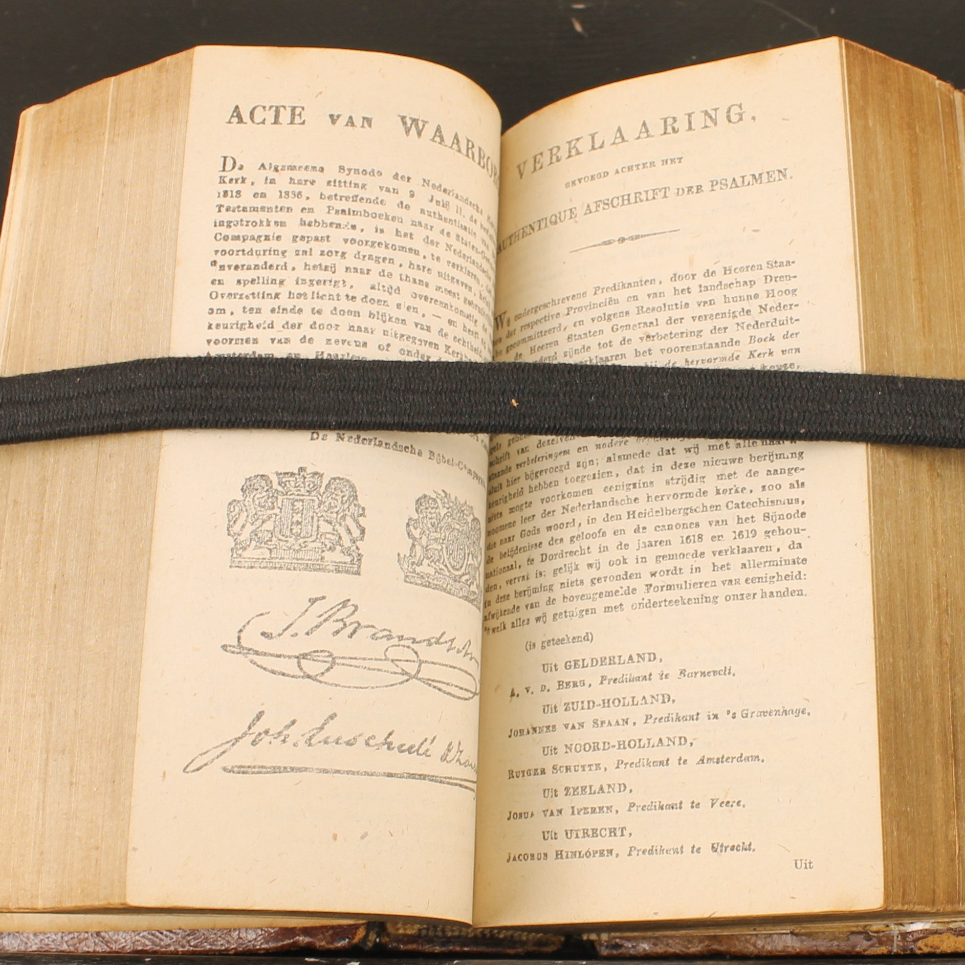 Nieuwe Testament (Statenvertaling) - Zakbijbeltje met Zilveren Sluiting en Goudsnede - 1870 Haarlem