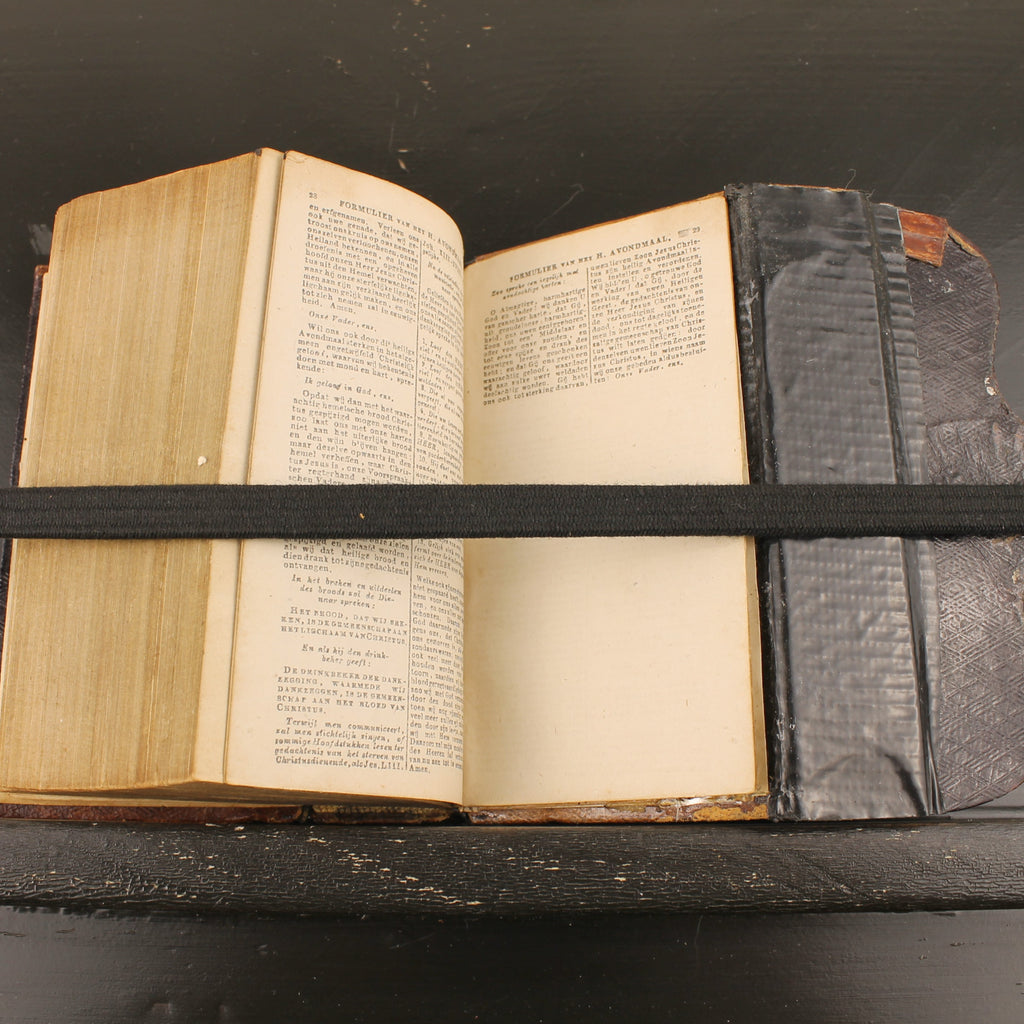 Nieuwe Testament (Statenvertaling) - Zakbijbeltje met Zilveren Sluiting en Goudsnede - 1870 Haarlem