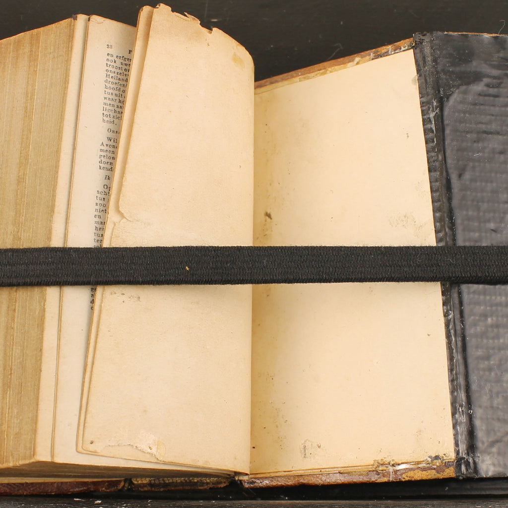 Nieuwe Testament (Statenvertaling) - Zakbijbeltje met Zilveren Sluiting en Goudsnede - 1870 Haarlem