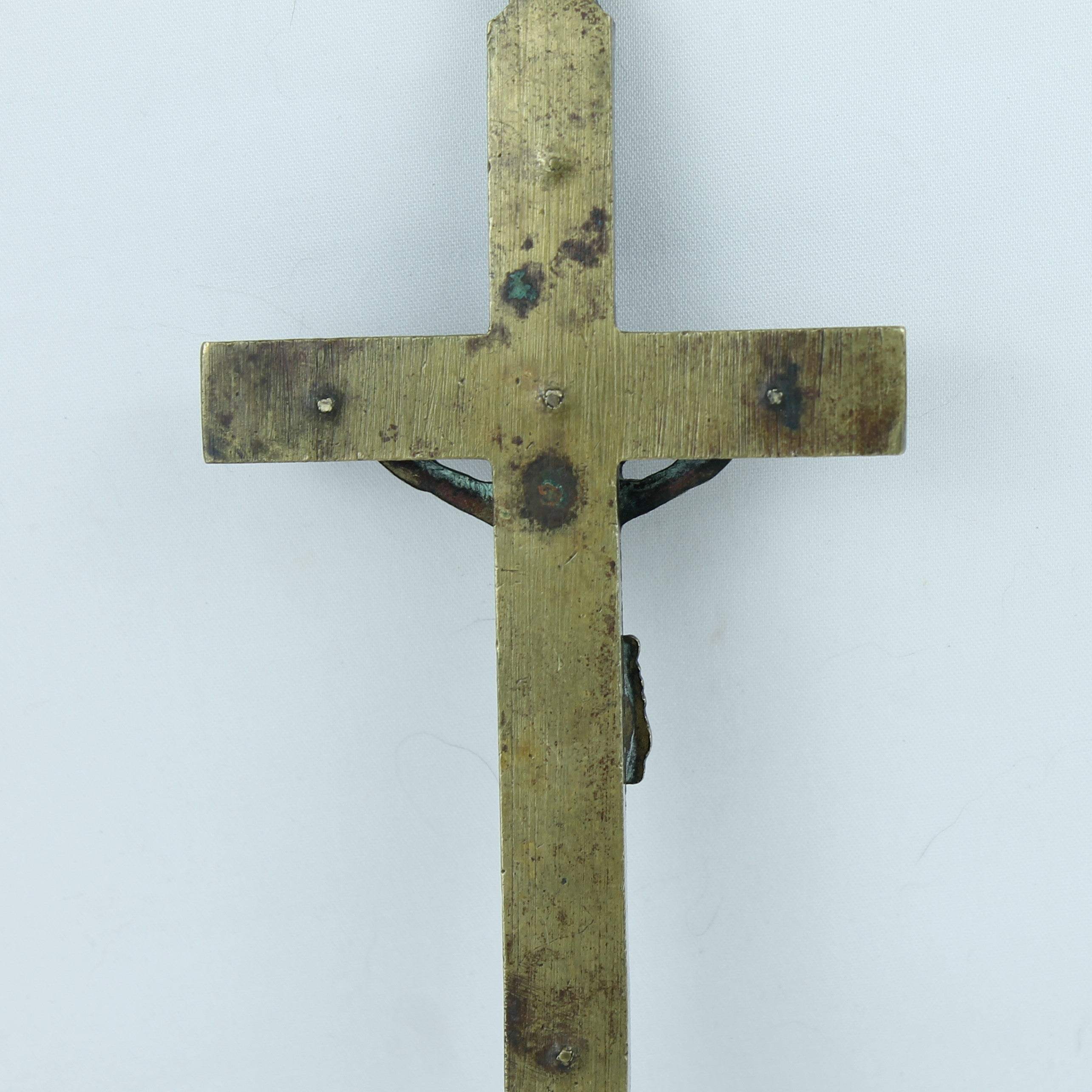 Grote Antieke Devotionele Kruishanger – Christus Corpus – ca. 1900