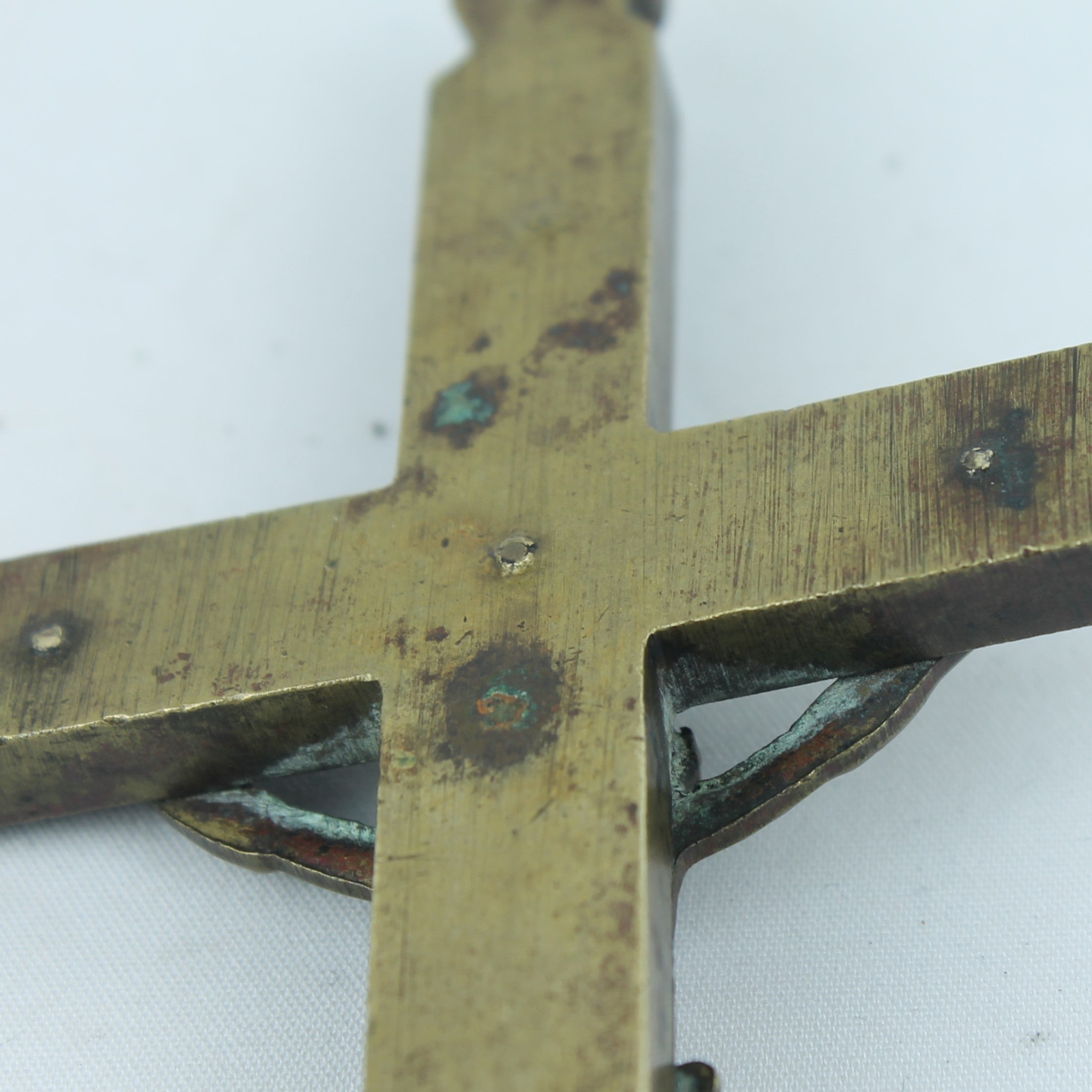 Grote Antieke Devotionele Kruishanger – Christus Corpus – ca. 1900